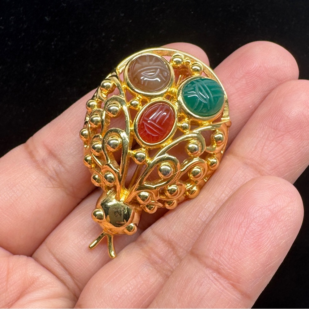 Scarab beetle brooch 🪲